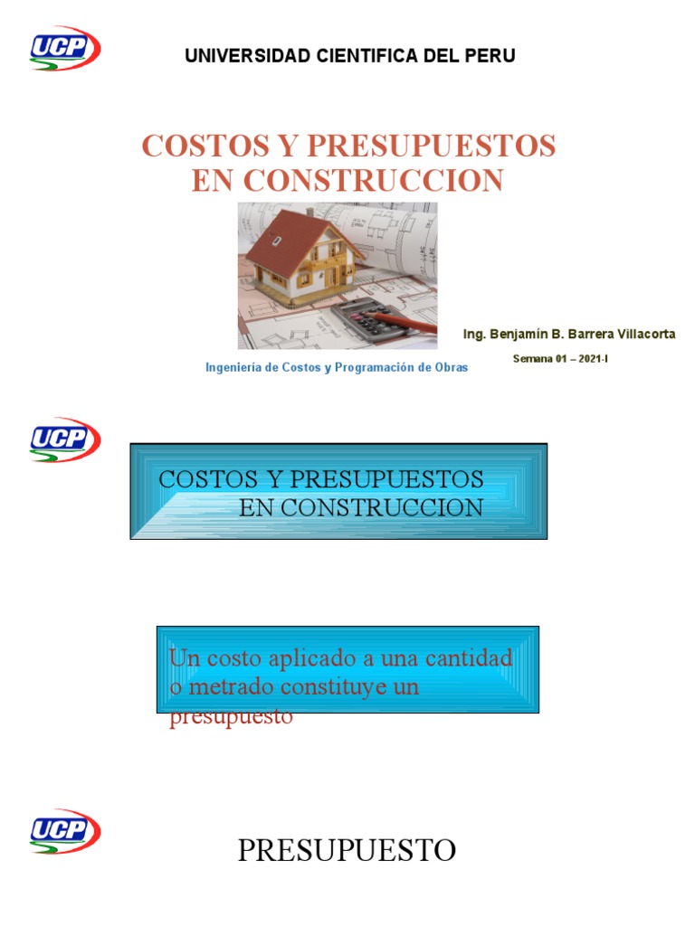 Costos y Presupuestos en Construcción | PDF | Presupuesto | Economias