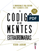 Pdfcoffee.com 1 El Codigo de Las Mentes Extraordinariaspdf 2 PDF Free