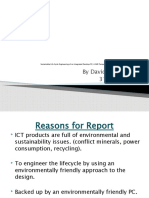 By David Mcnamara 31-Oct-2013: Sustainable Life Cycle Engineering of An Integrated Desktop PC A Sme Perspective