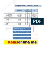 Cara Menghitung Usia-Masa Kerja - Blog