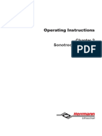 Operating Instructions: Sonotrode Assembly