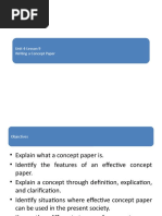 Unit 4-Lesson 9 Writing A Concept Paper