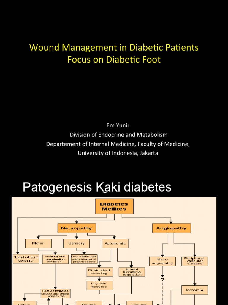 Wound Management in Diabetic Patients Focus On Diabetic Foot | PDF ...