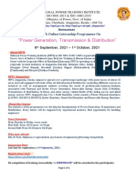 Brochure for 4 weeks Online Internship Programme on Power Generation , Transmission & Distribution_0