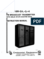 TYPE 816R-2A ,-3,-4: FM Broadcast Transmitter