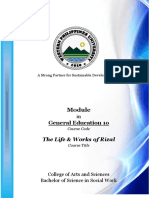 General Education 1o: The Life & Works of Rizal