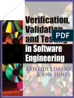 Aristides Dasso, Aristides Dasso_ Ana Funes - Verification, Validation and Testing in Software Engineering-IGI Global (2006)