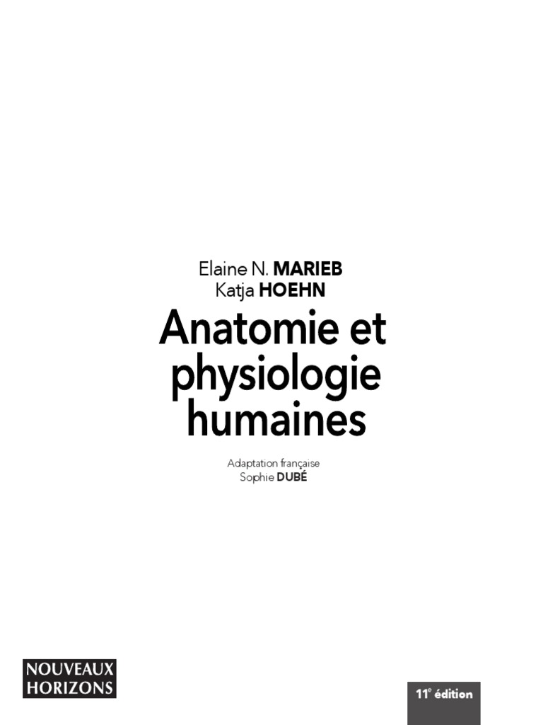 Anatomie Et Physiologie Une Approche Intégrée 2e édition Pdf Marieb Anatomie 11e | PDF | Vaisseau sanguin | Membrane cellulaire