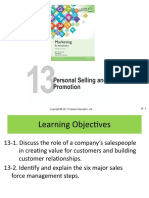 HSU - PPT - 13 - Personal Selling and Sales Promotion
