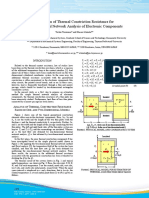 Thermal Constriction Resistance Estimation