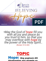 Believing Hope