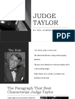 Judge Taylor: By: Iris, Gabrielle, Nheo