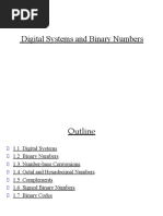 Chapter 1 Digital Systems and Binary Numbers (1)