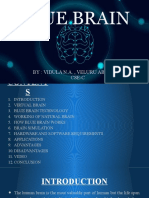 Blue Brain: By: Vidula N.A., Veluru Abhilash Cse-C