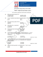 Gate ASSIGNMENT - Digital Electronics (Number System) - 1: Q 1-15 Carries 1 Mark Each, Q 16-25 Carries 2 Marks Each