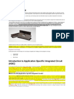 Introduction To Application Specific Integrated Circuit