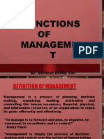 Functions of Management