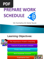 Prepare Work Schedules