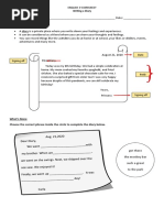 What Is It: English 3 Worksheet