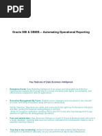 Oracle DBI & OBIEE - Automating Operational Reporting