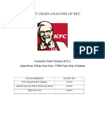 Supply Chain Analysis of KFC