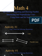 Math 4 Q3 Week 1 - Describing and Drawing Parallel, Intersecting and Perpendicular Lines