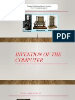 Invention of The Computer PPT - Task 3 Part 1