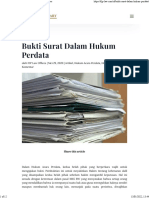 Bukti Surat Dalam Hukum Perdata FJP Law Offices