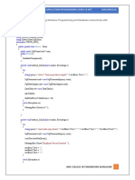 Code:: Part-B 1. Build An Application Using Windows Programming and Database Connectivity With