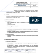 PR-RRHH-02 Procedimiento de Capacitacion y Sensibilizacion