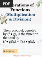 WEEK 4 Operation of Functions