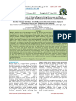 Comparative Analysis of Malaria Diagnosis Using Microscopy and Rapid Diagnostic Test (RDT) in Ijebu-Igbo North Local Government, Southwest Nigeria