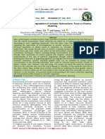 Review On Microbial Degradation of Aromatic Hydrocarbons: Focus On Kinetics Modelling