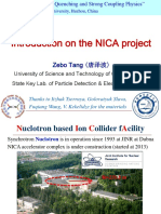 Introduction on the NICA project: Zebo Tang (唐泽波)