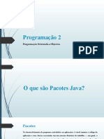 Aula Programação 2 - Pacotes Java