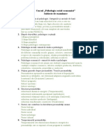 Subiecte Examen Psihologie