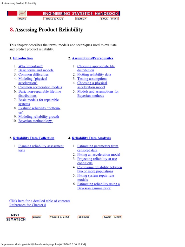 Assessing Product Reliability | PDF