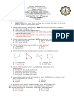 2nd Summative Test Gen. Physics 1