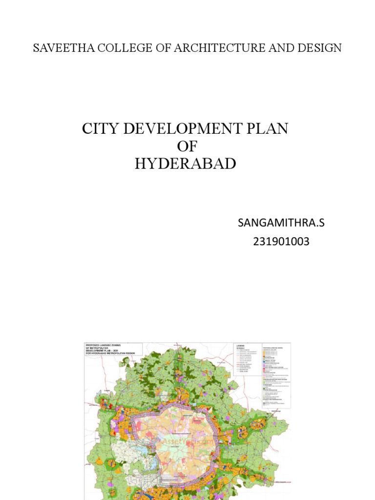 Hyderabad Master Plan 2031 Overview | PDF | Economies