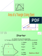 20) Area of A Triangle (Using Sine)