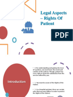 Legal Aspects Rights of Patient