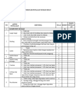 Formulir Penilaian Rumah Sehat