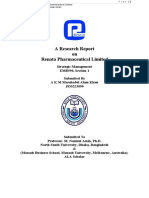Research Report - 1835223090 - Renata Pharmaceuticals Limited - A K M Masahedul Alam Khan