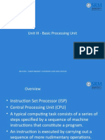 Unit III - Basic Processing Unit