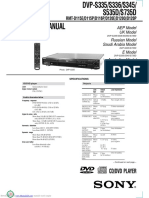 Sony dvps735D Service Manual