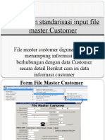 Aturan Dan Standarisasi Input File Master Customer