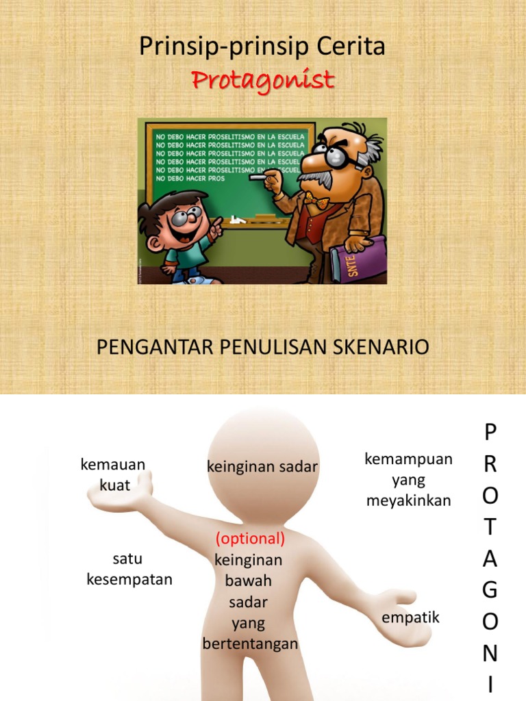 Prinsip Penulisan Protagonis Skenario | PDF