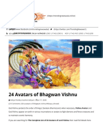 24 Avatars of Bhagwan Vishnu - Every Details of Vishnu Avatar