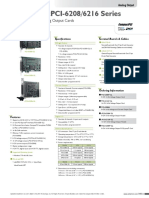 Pci/Pcie/Cpci-6208/6216 Series: 8/16-Ch 16-Bit Analog Output Cards