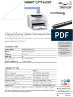 Technical Data: Printing Method Material Thickness Sheet Size Standard Colours Rohs (Eu 2002/95/ec)